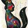 Colorful Galaxy Umbreon Paint By Numbers