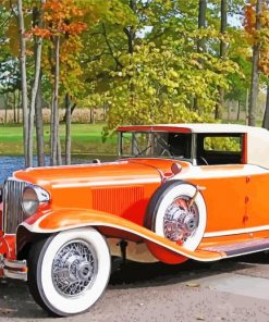 Orange Auburn Car Paint By Numbers