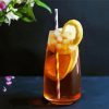 Tasty Ice Tea With Lemons Paint By Numbers