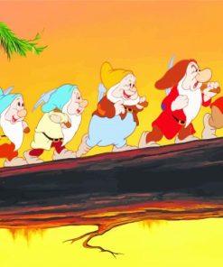 The Dwarves Cartoon Paint By Numbers