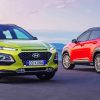 Yellow And Red Hyundai Kona Paint By Numbers