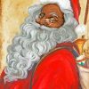 Aesthetic Black Santa Art Paint By Numbers