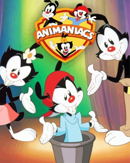 Animaniacs Poster Paint By Numbers