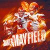 Baker Mayfield Player Art Paint By Numbers