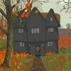 Black Witch House Paint By Numbers