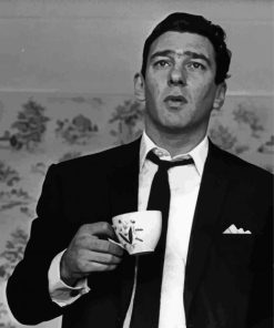 Black And White Reggie Kray Paint By Numbers