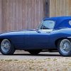 Blue Jaguar Type 1 Car Paint By Numbers
