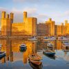 Caernarfon Castle At Sunset Paint By Numbers