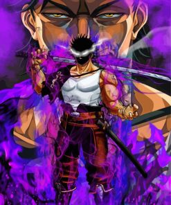 Captain Yami From Black Clover Anime Paint By Numbers