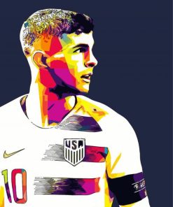 Christian Pulisic Pop Art Paint By Numbers
