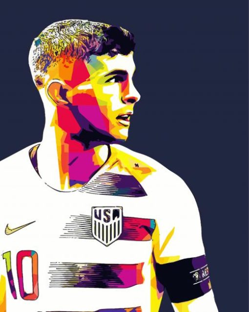 Christian Pulisic Pop Art Paint By Numbers