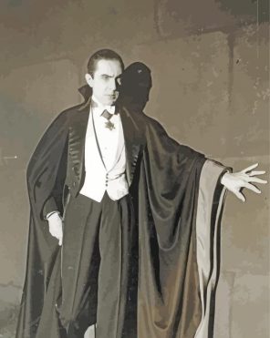 Dracula Bela Lugosi Paint By Numbers