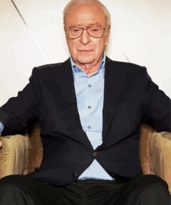 English Actor Michael Caine Paint By Numbers
