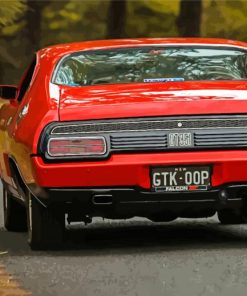 Falcon GT Car Back Paint By Numbers