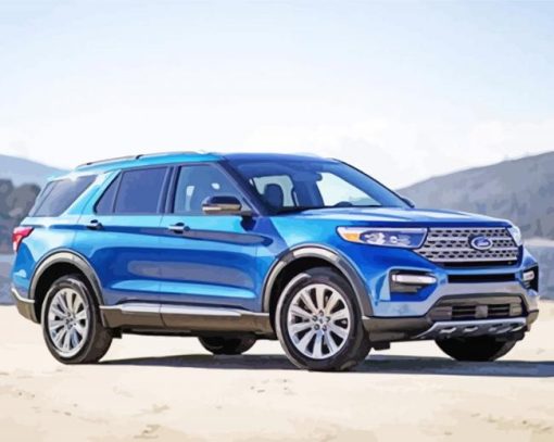 Ford Explorer Car Paint By Numbers