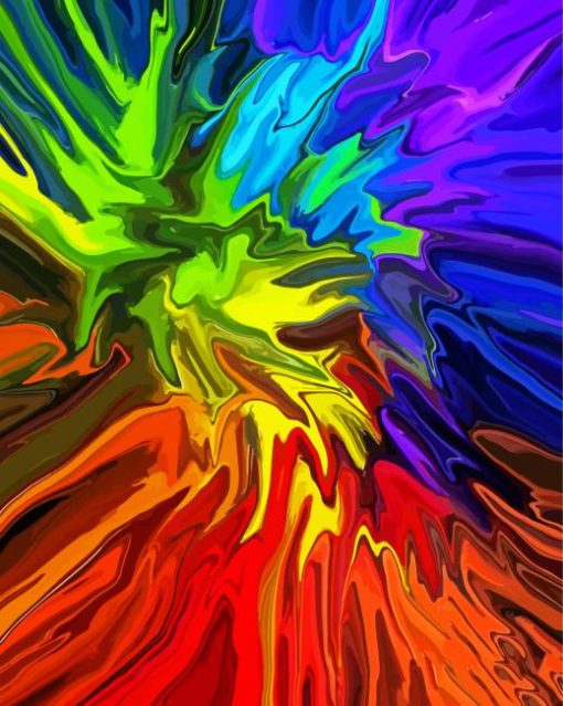 Hallucinating Colors Art Paint By Numbers