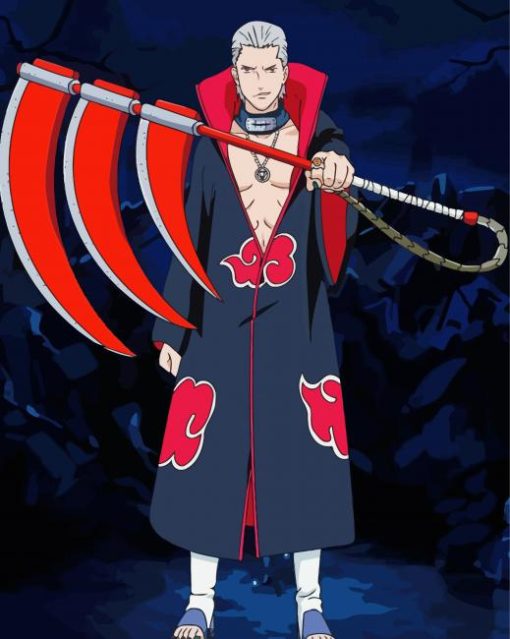 Hidan Character Paint By Numbers