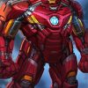 Iron Man Hulkbusters Paint By Numbers