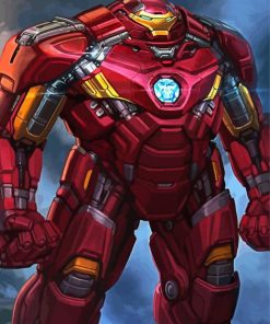 Iron Man Hulkbusters Paint By Numbers