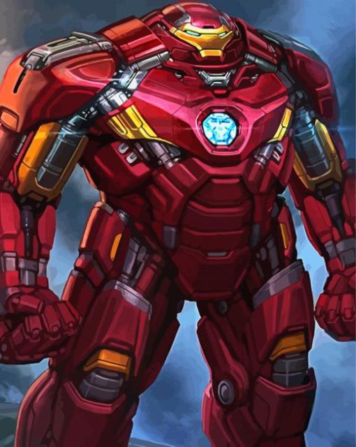 Iron Man Hulkbusters Paint By Numbers