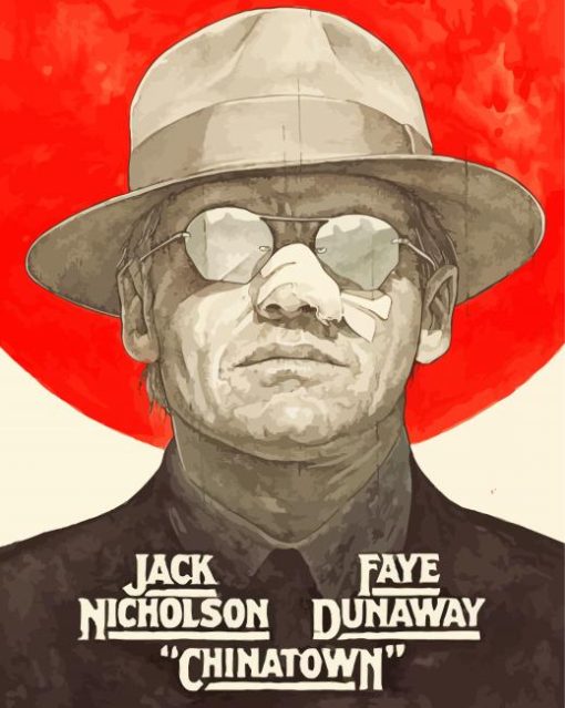Jack Nicholson Chinatown Paint By Numbers