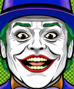 Jack Nicholson Joker Paint By Numbers