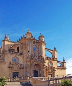 Jerez Cathedral In Cadiz Paint By Numbers