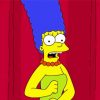 Marge Simpson Character Paint By Numbers