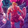 Masters Of The Universe He Man Art Paint By Numbers