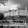 Monochrome Dunrobin Castle Building Paint By Numbers