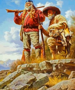 Mountain Men Paint By Numbers
