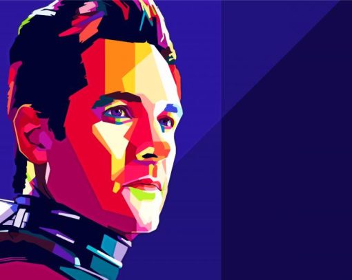 Paul Rudd Pop Art Paint By Numbers