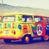 Peace Van On Road Paint By Numbers
