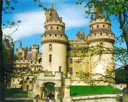 pierrefonds Castle Paint By Numbers