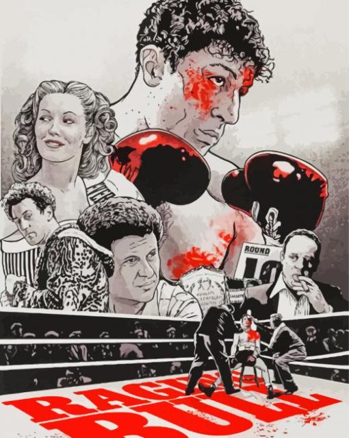 Raging Bull Movie Paint By Numbers