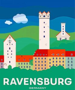 Ravensburg Germany Poster Paint By Numbers