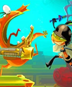 Rayman Game Characters Paint By Numbers