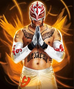 Rey Mysterio Poster Paint By Numbers