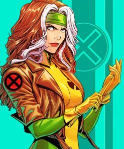 Rogue Marvel Illustration Paint By Numbers