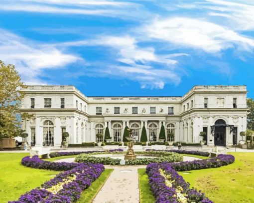 Rosecliff Newport Rhode Island Paint By Numbers