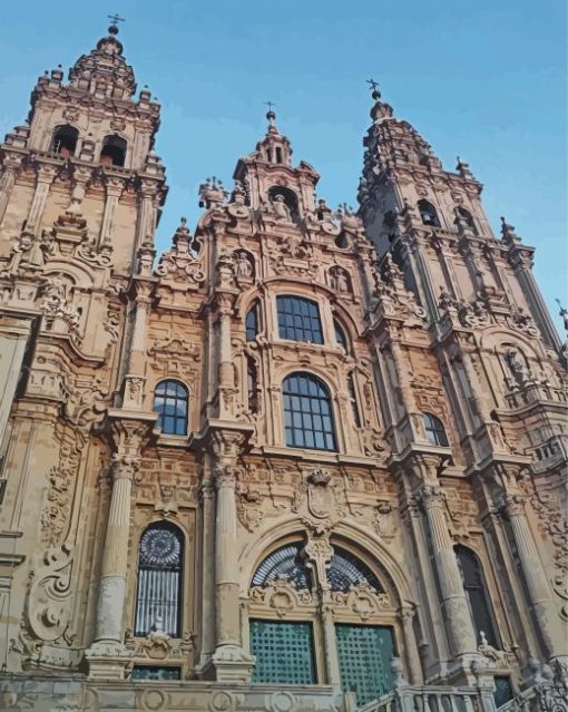 Santiago De Compostela Paint By Numbers