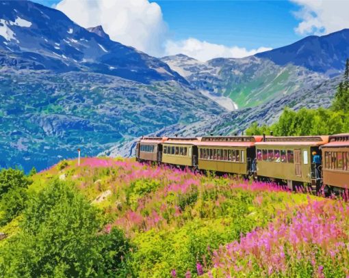 Skagway Train Paint By Numbers