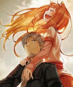 Spice And Wolf Romantic Anime Paint By Numbers