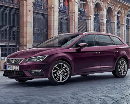 The Seat Leon Car Paint By Numbers