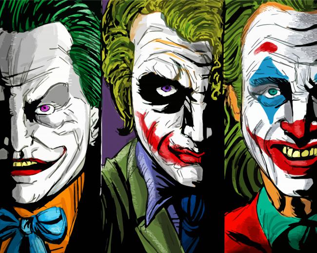 The Three Jokers Paint By Numbers