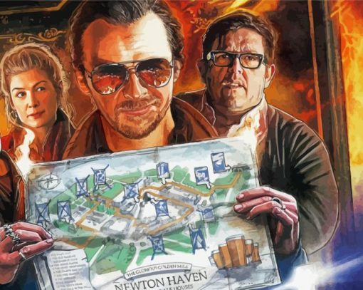 The Worlds End Movie Paint By Numbers