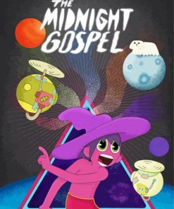 The Midnight Gospel Animated Serie Poster Paint By Numbers