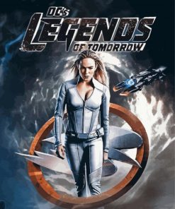 White Canary Legends Of Tomorrow Poster Paint By Numbers