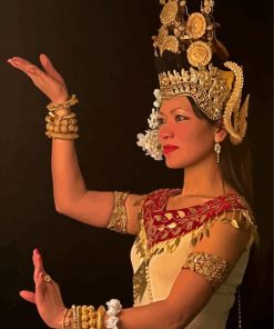 Wonderful Apsara Dancer Paint By Numbers