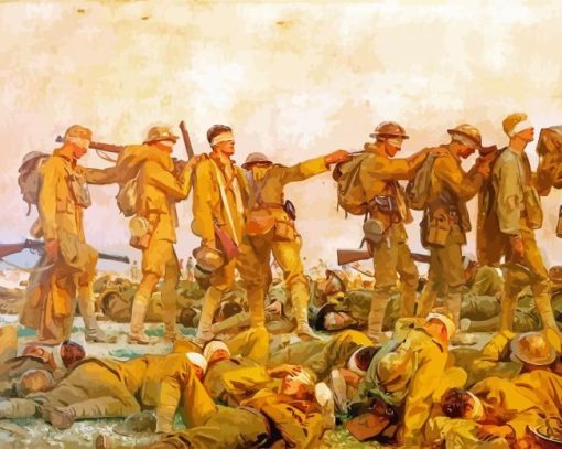 World War 1 Art Paint By Numbers
